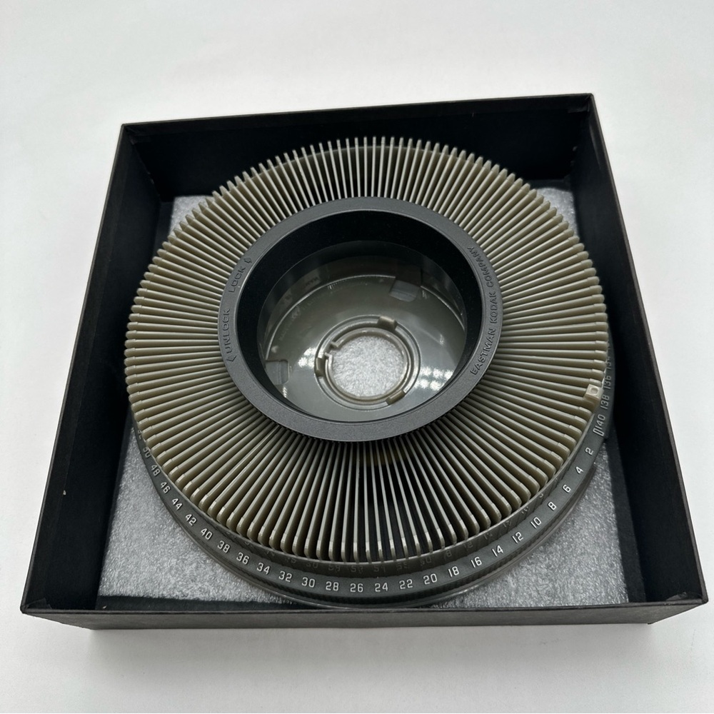Kodak Picture Carousel Transvue 140 Slide Tray Vintage with Original Factory Box